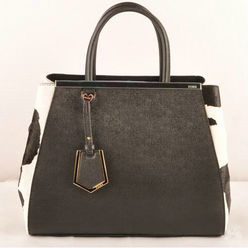 F2552M Fendi 2Jours Saffiiano crine pelle Borsa F2552M